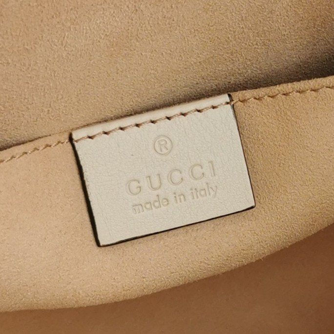 Gucci Padlock小號牛皮GG老花鎖扣單肩包-7