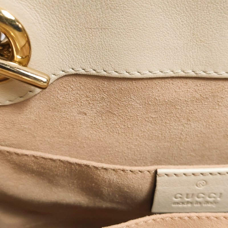 Gucci Padlock小號牛皮GG老花鎖扣單肩包-8