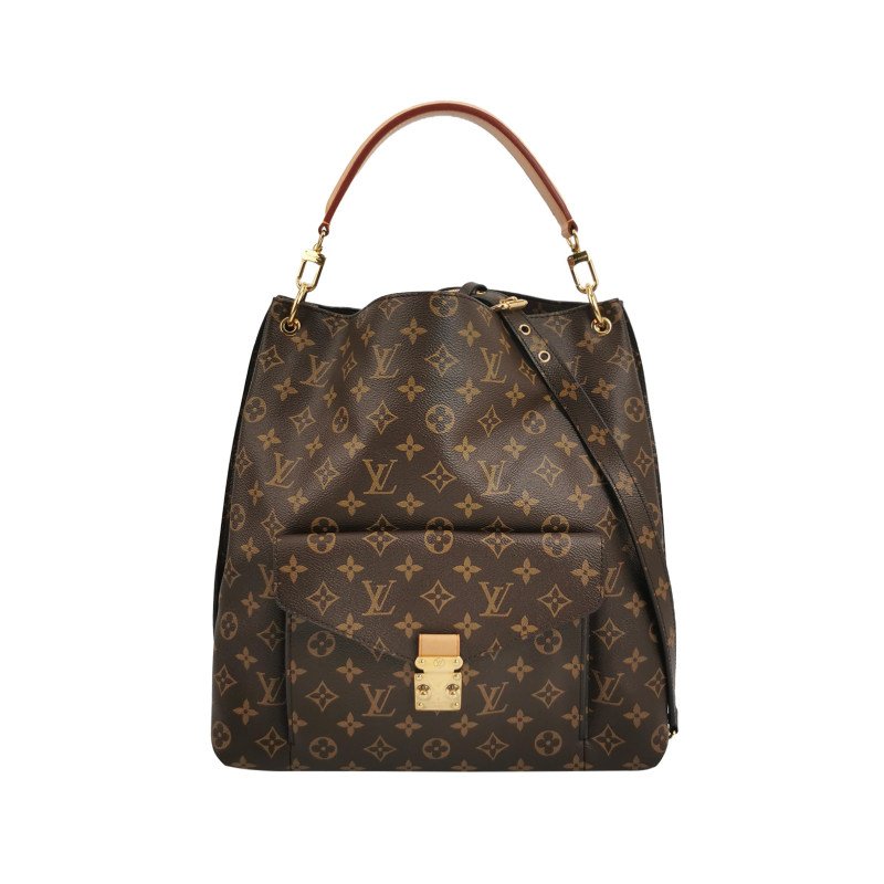 Louis Vuitton (LV) Metis Hobo植鞣革Monogram印花老花肩背包-0
