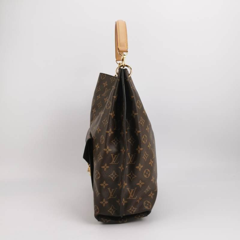 Louis Vuitton (LV) Metis Hobo植鞣革Monogram印花老花肩背包-2