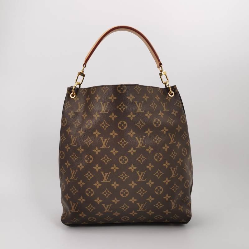 Louis Vuitton (LV) Metis Hobo植鞣革Monogram印花老花肩背包-4