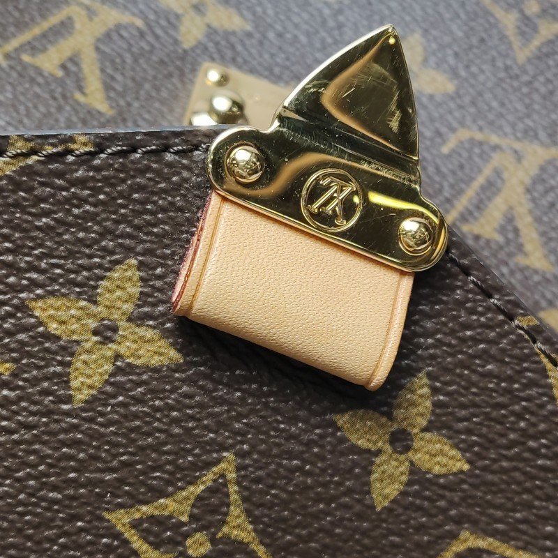 Louis Vuitton (LV) Metis Hobo植鞣革Monogram印花老花肩背包-13