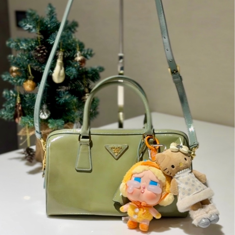 Prada 抹茶綠波士頓包-2