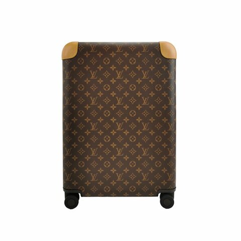 Louis Vuitton(LV)Horizo​​n55植鞣老花滿印行李箱包晶片款