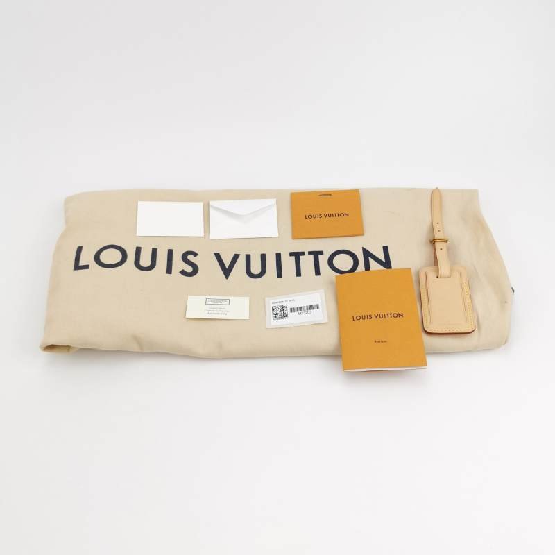 Louis Vuitton(LV)Horizo​​n55植鞣老花滿印行李箱包晶片款-7