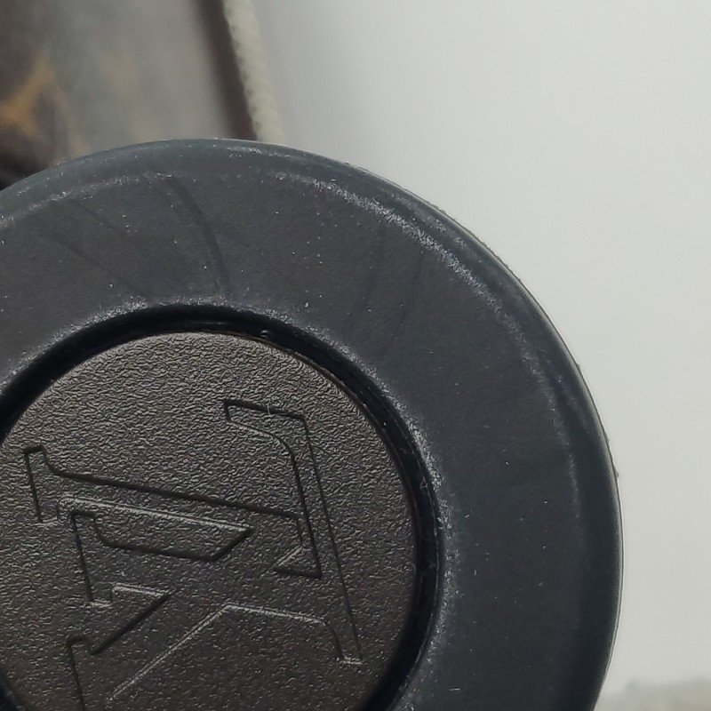 Louis Vuitton(LV)Horizo​​n55植鞣老花滿印行李箱包晶片款-19