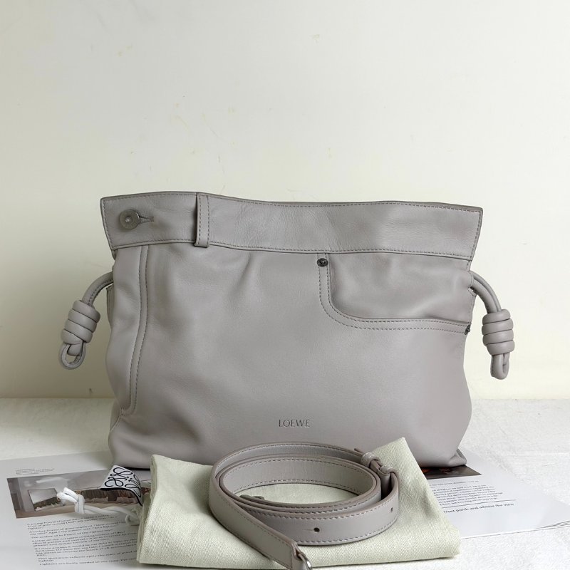 LOEWE Panta flamenco福袋包 - 中號灰-14