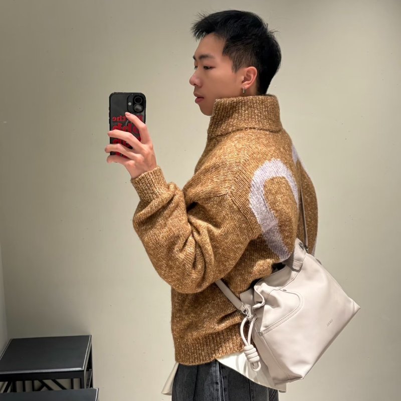 LOEWE Panta flamenco福袋包 - 中號灰-15