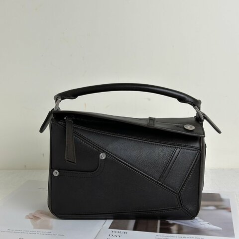 LOEWE Panta pazzle - 小號深咖啡