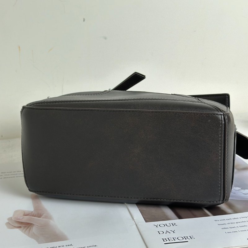 LOEWE Panta pazzle - 小號深咖啡-5