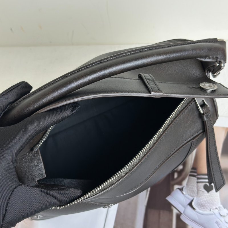 LOEWE Panta pazzle - 小號深咖啡-6