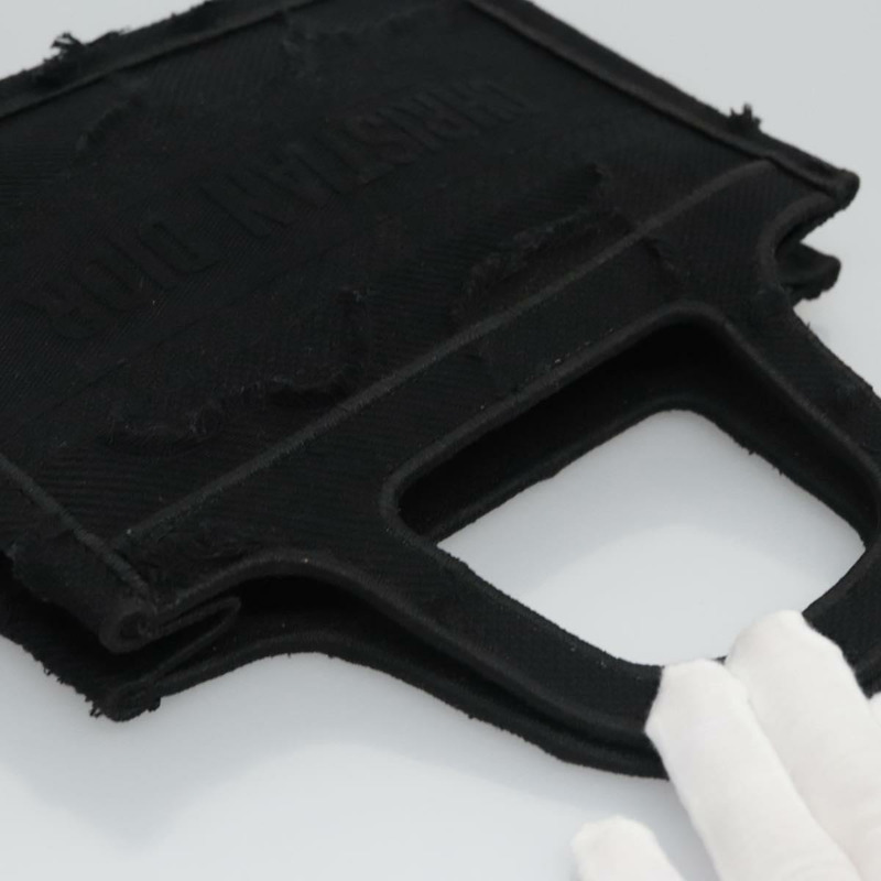 【日本直送】Christian Dior Book Tote 迷你帆布手提包 黑色 正品 102047SAV-5