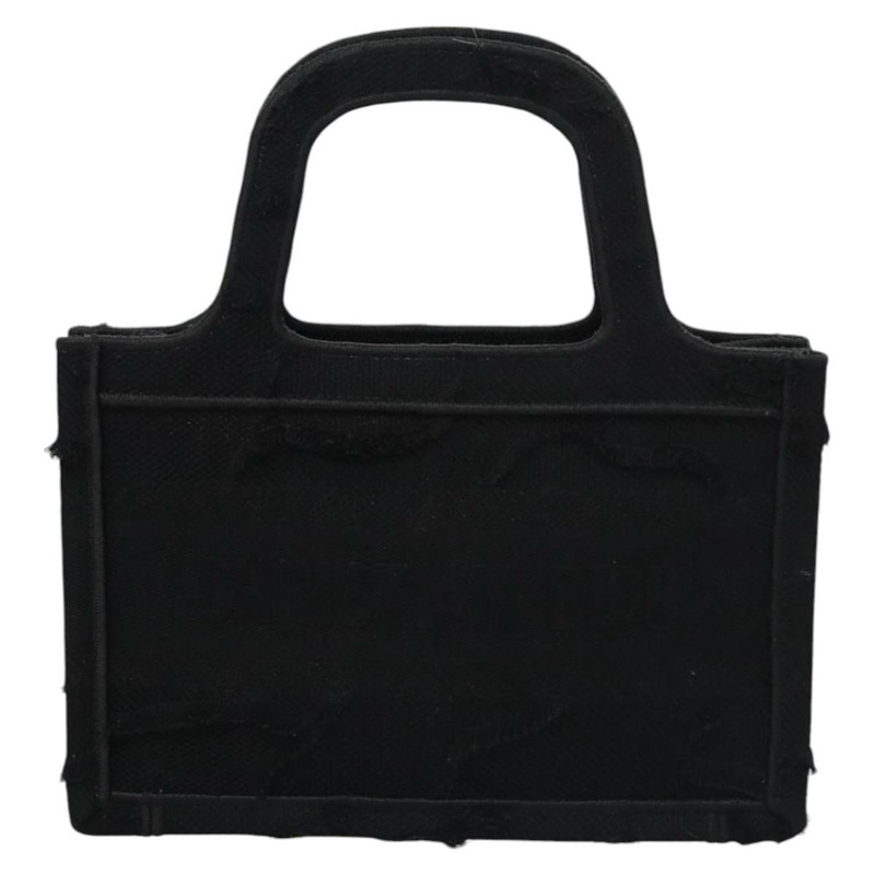 【日本直送】Christian Dior Book Tote 迷你帆布手提包 黑色 正品 102047SAV-12
