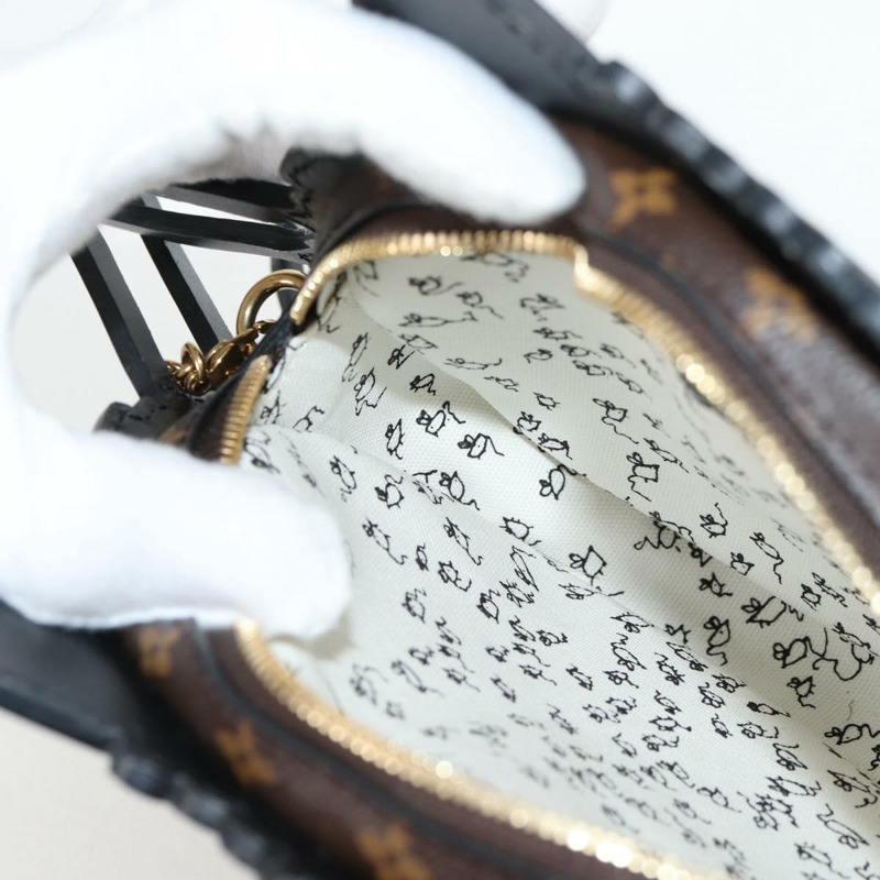 【日本直送】路易威登 Epi Monogram 貓臉手拿包灰色 LV 正品 133624SAM-19