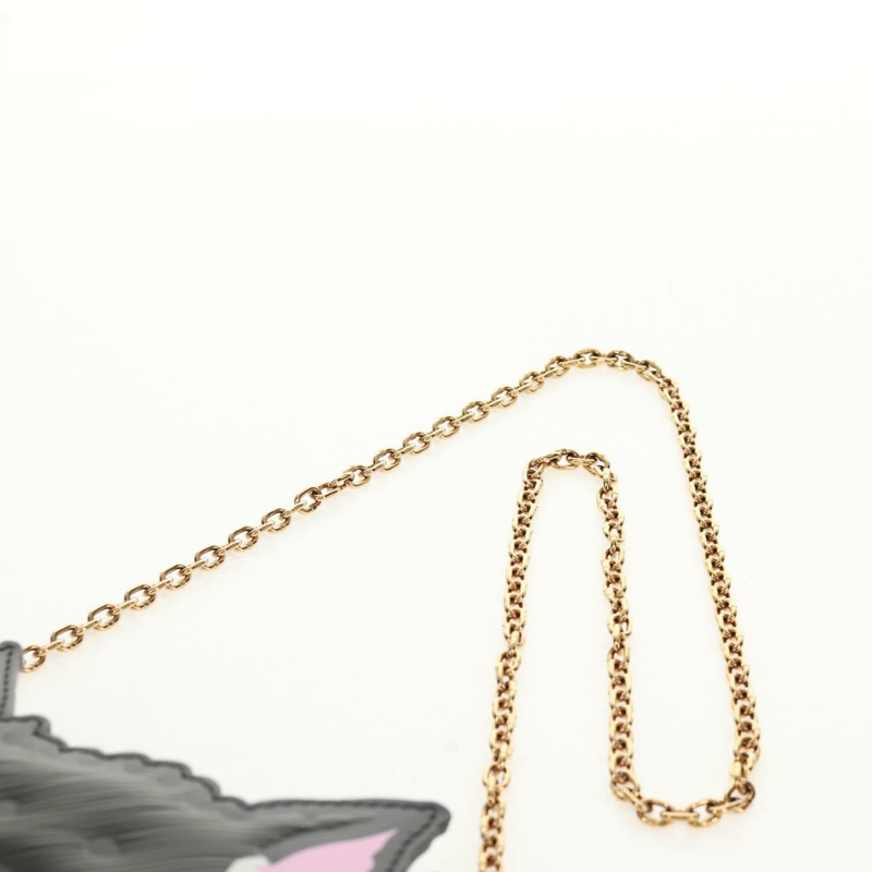 【日本直送】路易威登 Epi 貓臉手拿包 灰色 LV 正品 142442SAM-7