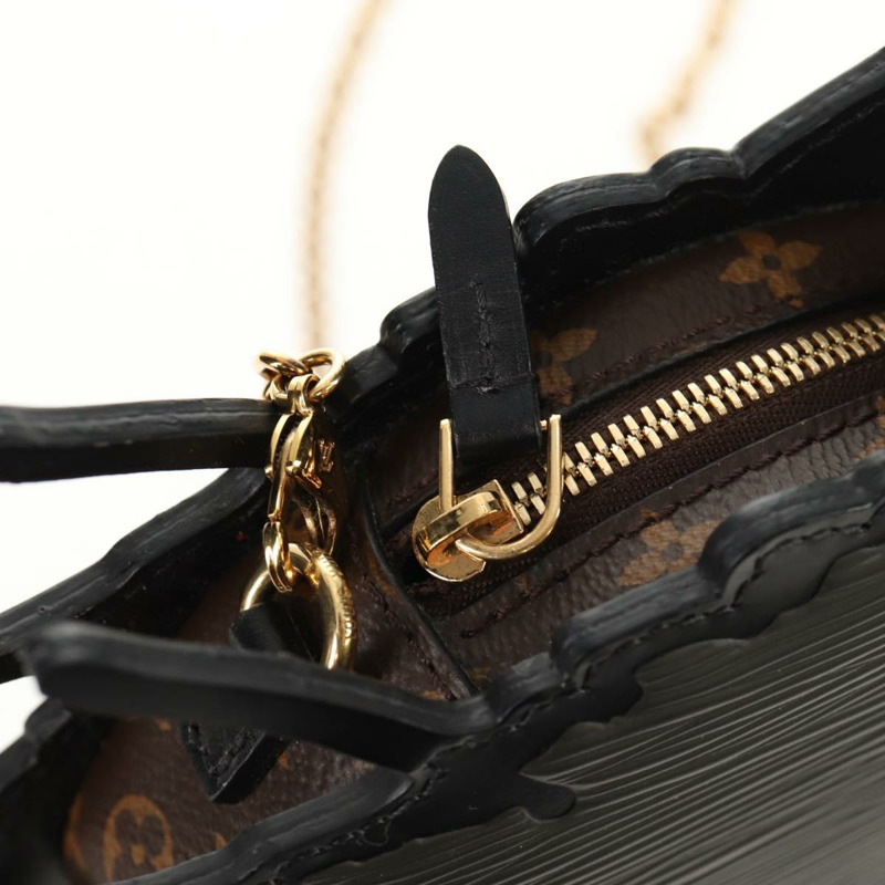 【日本直送】路易威登 Epi 貓臉手拿包 灰色 LV 正品 142442SAM-8