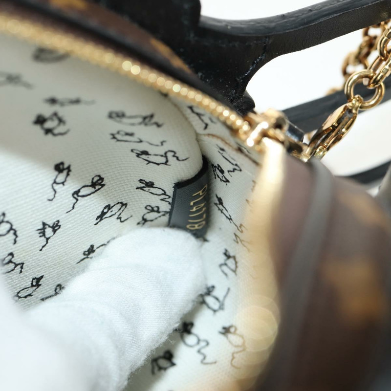 【日本直送】路易威登 Epi 貓臉手拿包 灰色 LV 正品 142442SAM-10