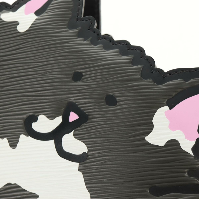 【日本直送】路易威登 Epi 貓臉手拿包 灰色 LV 正品 142442SAM-18