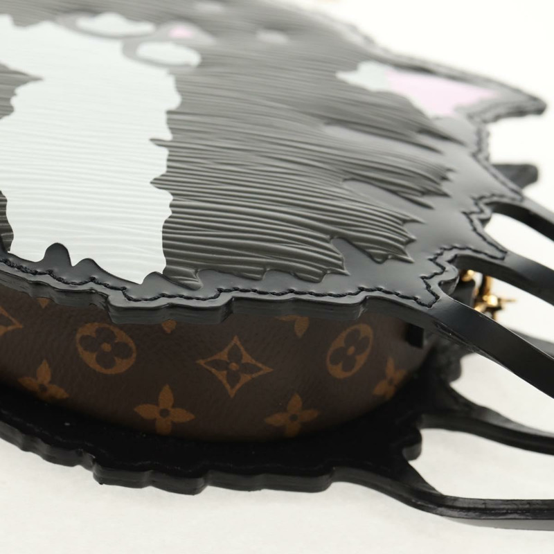 【日本直送】路易威登 Epi 貓臉手拿包 灰色 LV 正品 143170SAM-15