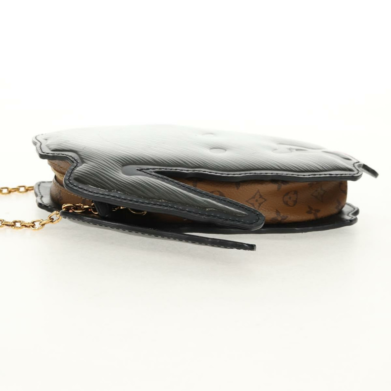 【日本直送】路易威登 Epi 狗臉圖案 Pochette 單肩包 灰色 M53171 LV 正品 142694SAM-4