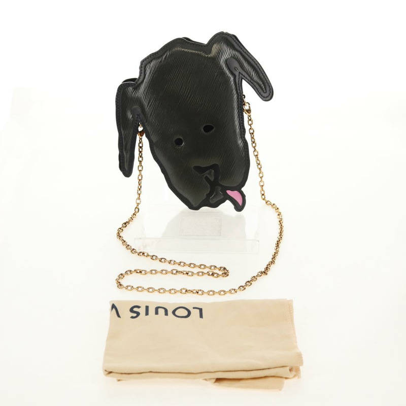 【日本直送】路易威登 Epi 狗臉圖案 Pochette 單肩包 灰色 M53171 LV 正品 142694SAM-11