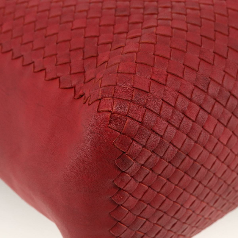 【日本直送】BOTTEGA VENETA INTRECCIATO 皮革雙肩包 紅色 正品 173980A-15