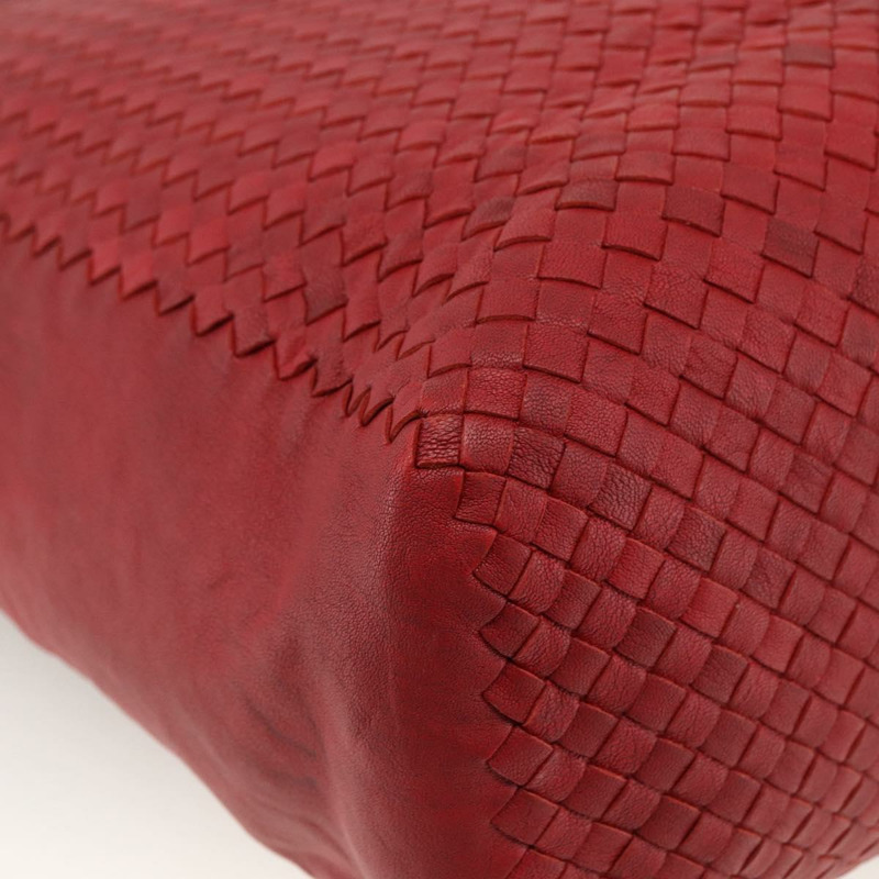 【日本直送】BOTTEGA VENETA INTRECCIATO 皮革雙肩包 紅色 正品 173980A-17