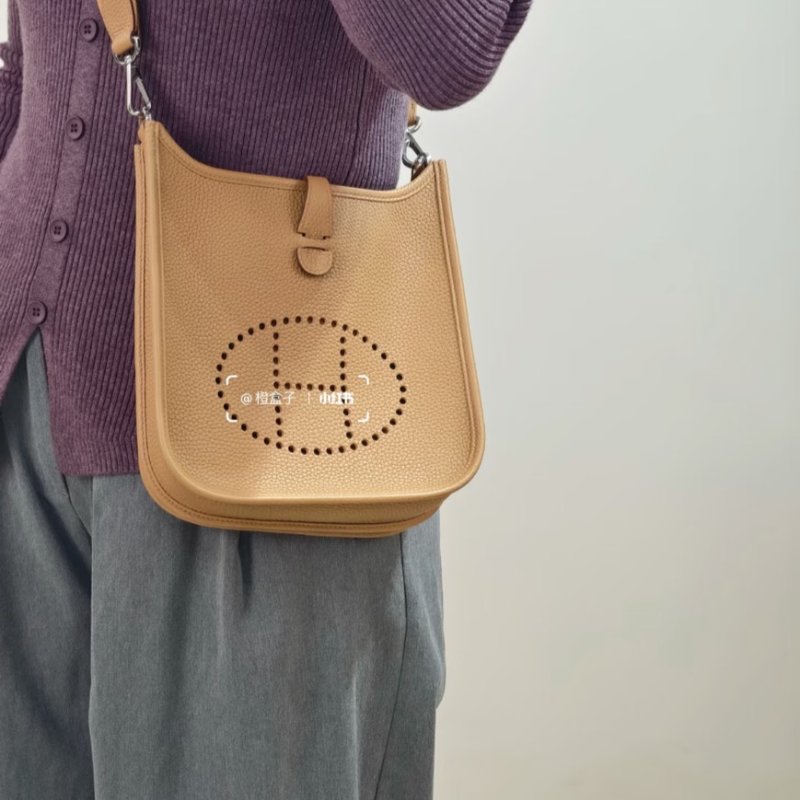 HERMES Evelyne 23 - 餅乾銀 G-10