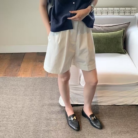 【93新✨經典不過時✨全網最低價】Hermes愛馬仕Paris 樂福鞋 黑色