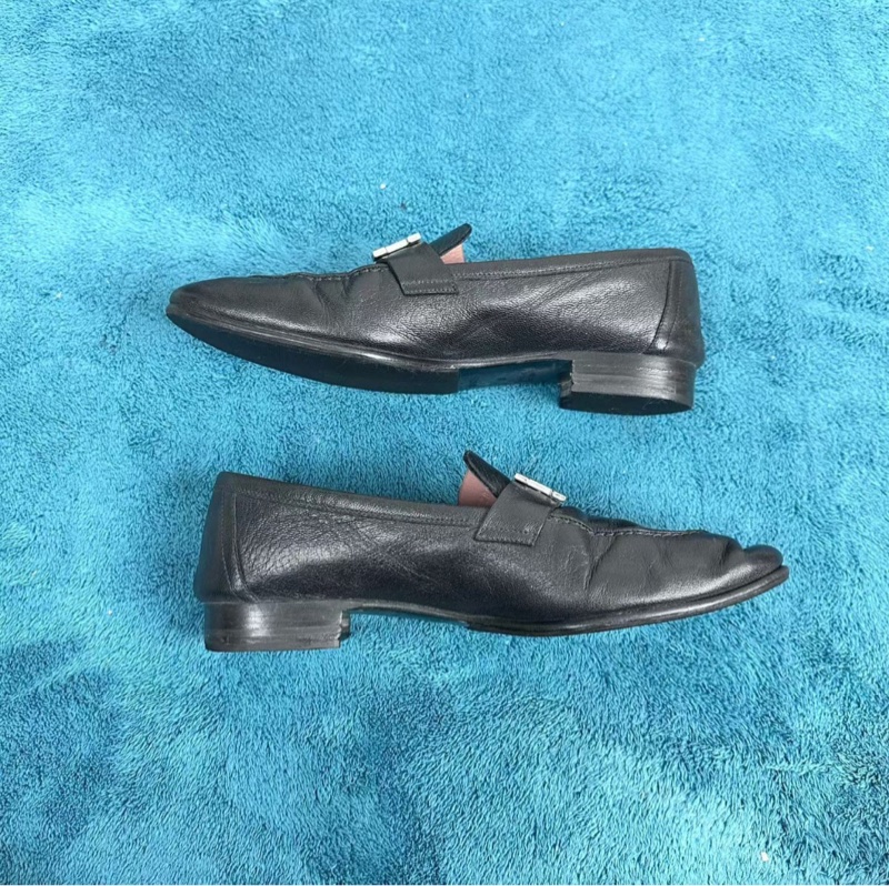 【93新✨經典不過時✨全網最低價】Hermes愛馬仕Paris 樂福鞋 黑色-5