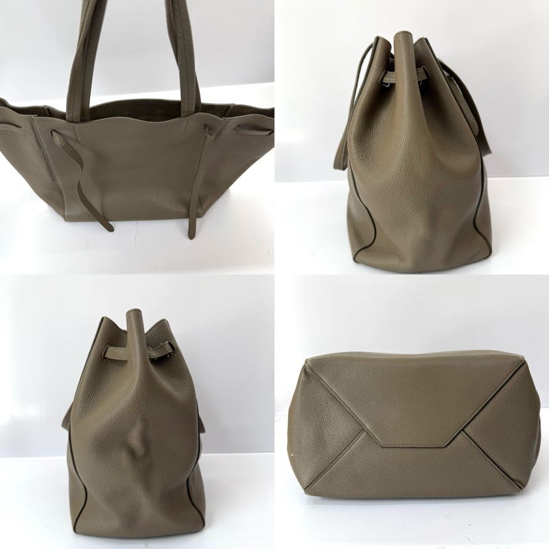 CELINE 賽琳 灰色牛皮CABAS PHANTOM肩背包-2