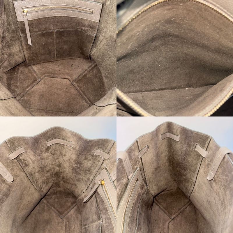 CELINE 賽琳 灰色牛皮CABAS PHANTOM肩背包-5