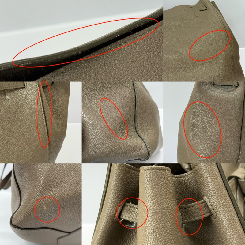 CELINE 賽琳 灰色牛皮CABAS PHANTOM肩背包-7