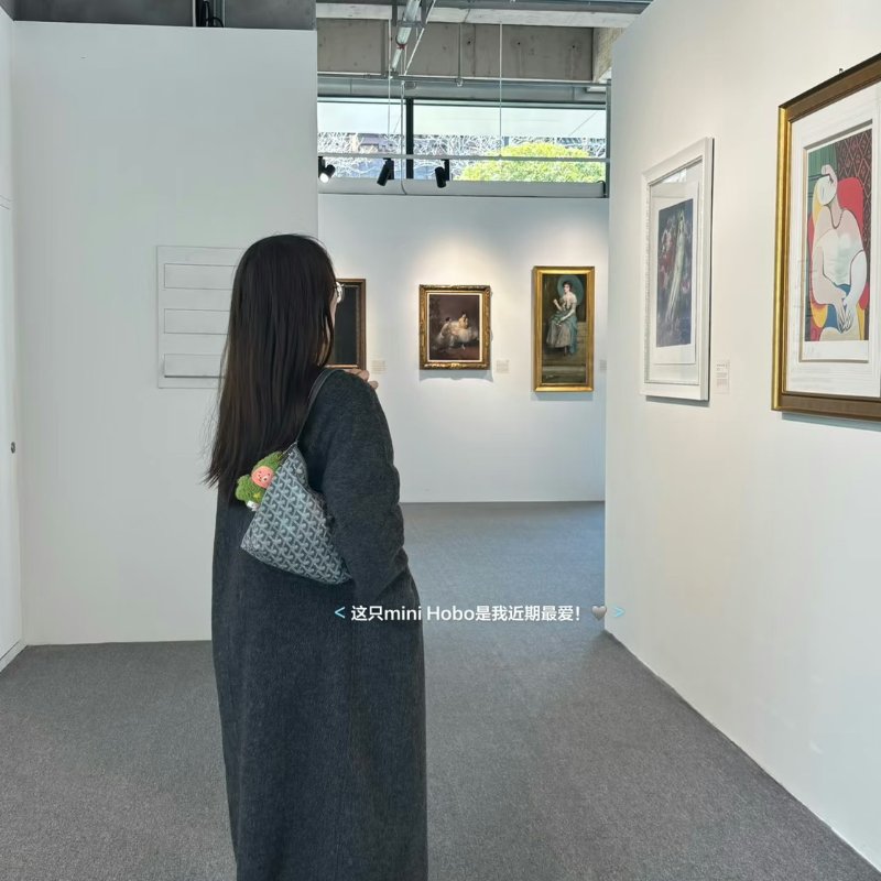 GOYARD 訂製版Mini hobo流浪包 - 灰-1