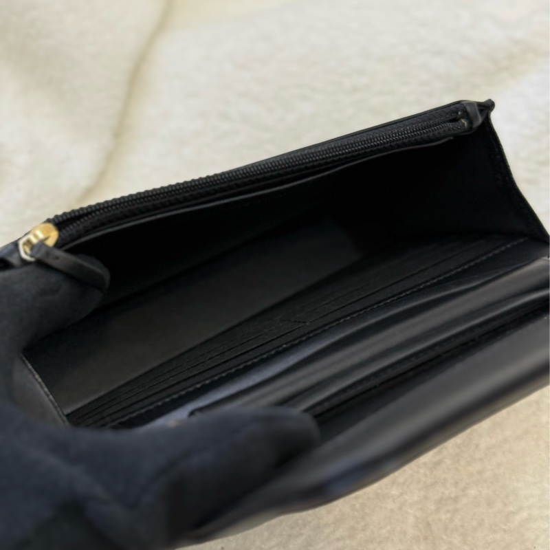 （國外購證全配）全新閒置Chanel boy woc 黑荔枝皮-10