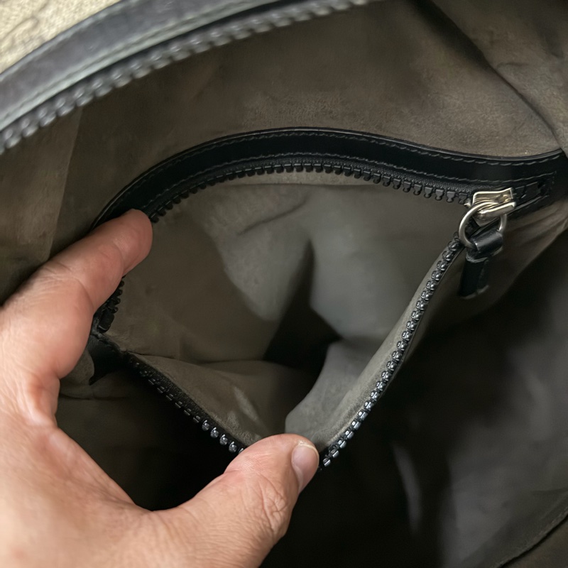 Gucci Supreme 經典雙G印花拼接輕便後背包-8