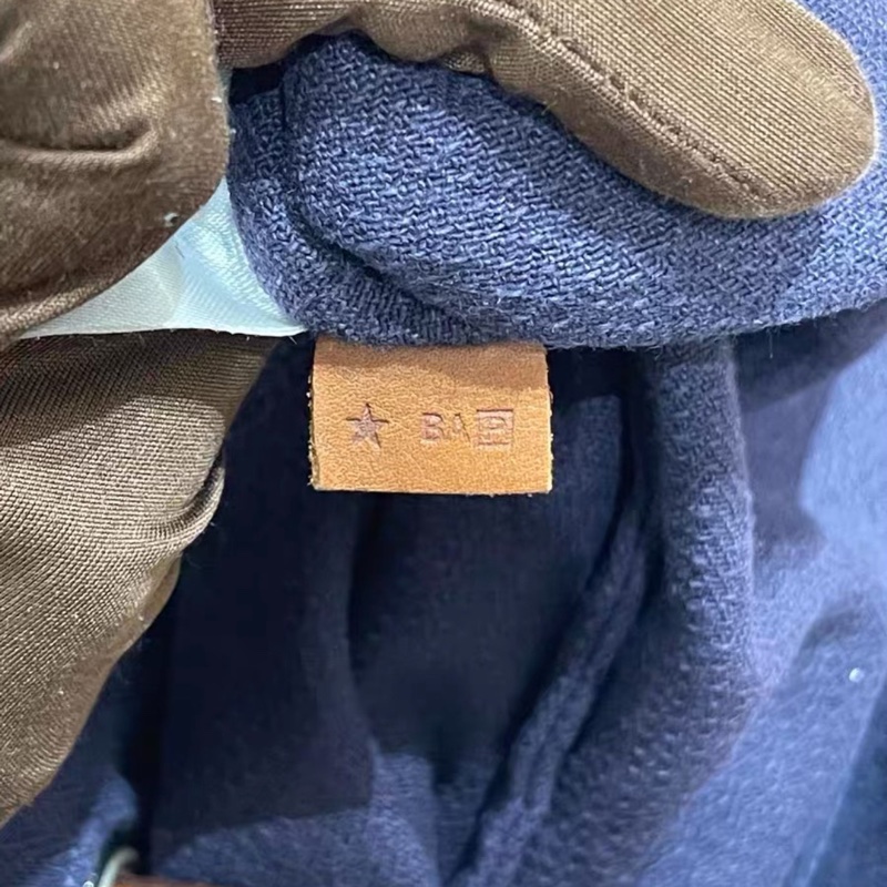 【97新✨入門之選✨全網最低價】Hermes Aline愛馬仕 藍色 帆布袋-4