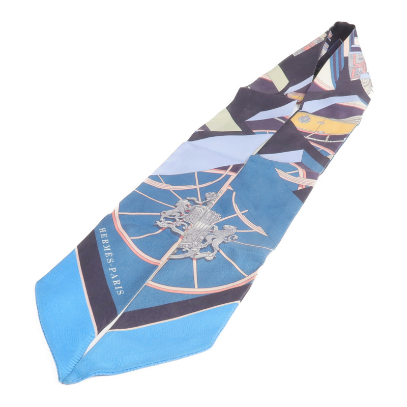 HERMES 絲質Twilly絲巾-2