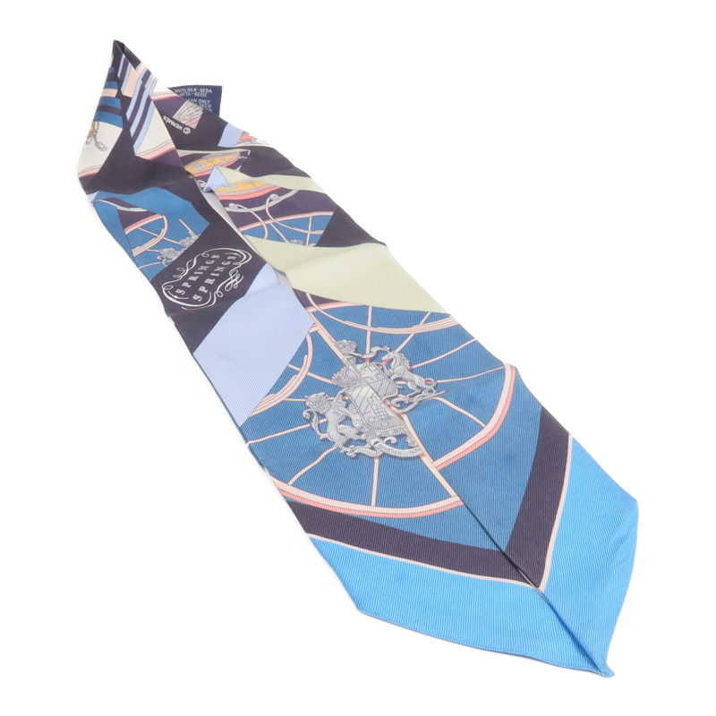 HERMES 絲質Twilly絲巾-3