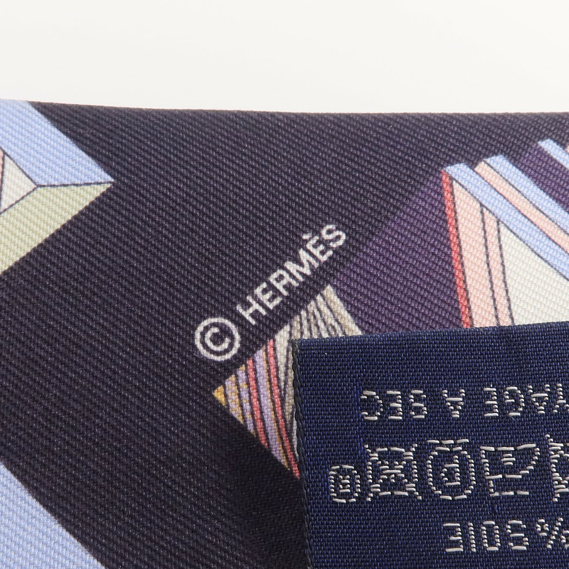 HERMES 絲質Twilly絲巾-5