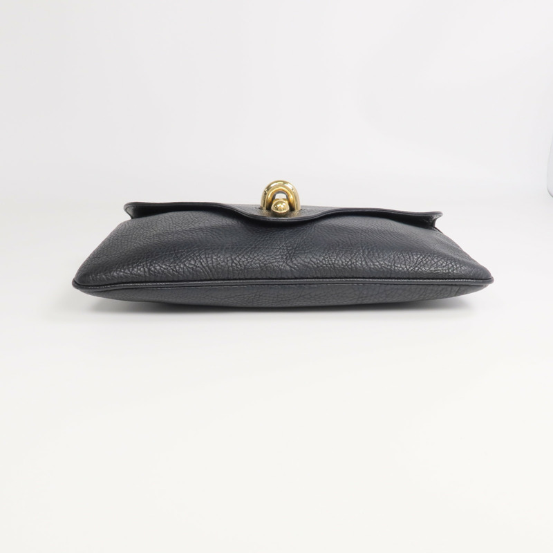 BALENCIAGA 牛皮皮革Clutch金扣手拿包-3