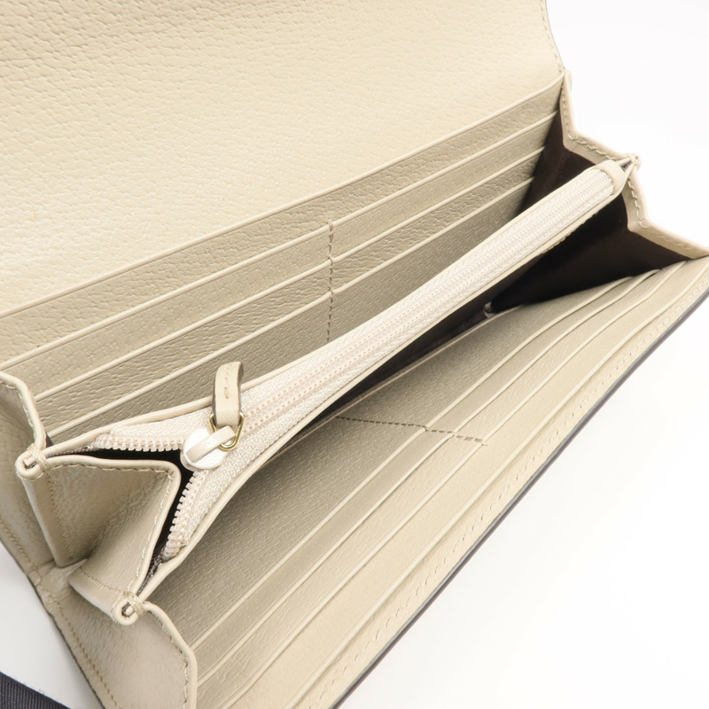 GUCCI 塗層帆布Ophidia GG Continental Wallet金扣長錢包-7