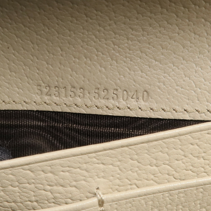 GUCCI 塗層帆布Ophidia GG Continental Wallet金扣長錢包-11