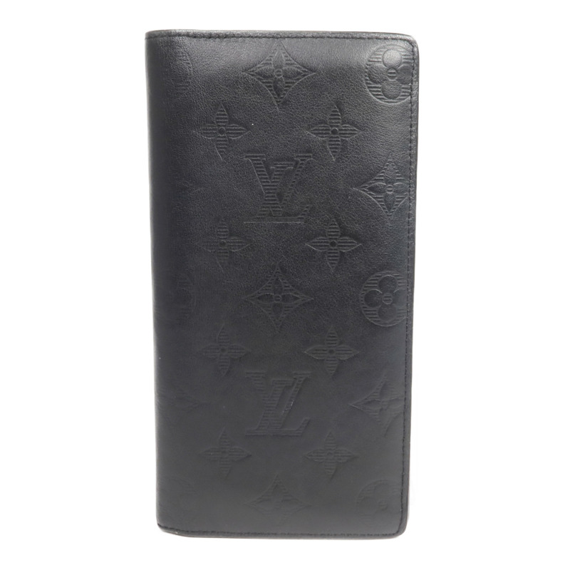 LOUIS VUITTON Monogram Shadow Brazza Wallet長錢包-1