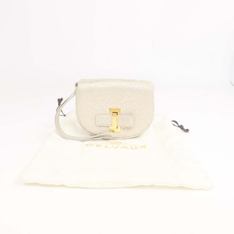 Delvaux 牛皮皮革Card/Coin Case金扣零錢包/卡片套-16