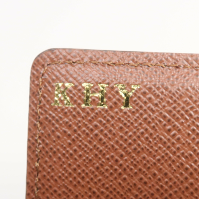 LOUIS VUITTON Monogram Enveloppe Carte De Visite金扣卡片套-12