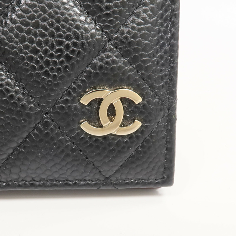 CHANEL 牛皮皮革Passport Holder金扣護照套-5