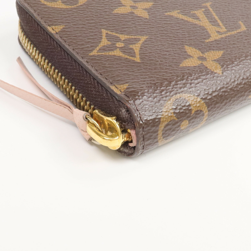 LOUIS VUITTON Monogram Clemence Wallet金扣長錢包-7