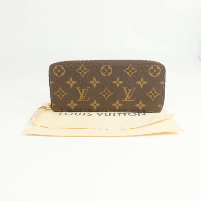 LOUIS VUITTON Monogram Clemence Wallet金扣長錢包-16