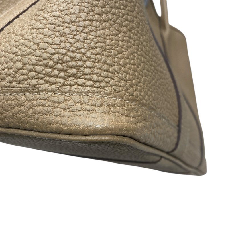 HERMES 愛馬仕 GARDEN PARTY 30 花園包 皮革 焦糖色系 銀扣-5